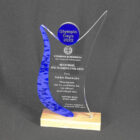 ακρυλικο βραβειο γαλαζια νικη laserworks