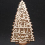 δέντρο χριστουγεννα παραστάσεις ώρο διακοσμητικό στολίδι laserworks