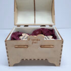 κουτί ξύλο Αγίου Βαλεντίνου αγάπη σεντούκι