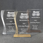 ακρυλικό βραβείο σετ 3 χρώματα