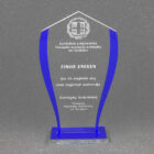 ακρυλικό βραβείο συνεργασία laserworks εγχρωμο